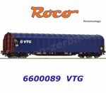 6600089 Roco  Nákladní vůz se shrnovací plachtou řady Rilns, VTG