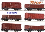6600098 Roco ﻿Set 6 nákladních vozů - 