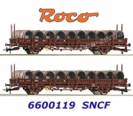6600119 Roco Klanicový vůz řady Ks s nákladem cívek drátu, SNCF