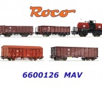 6600126 Roco Set 5 vozů nákladního vlaku, MAV