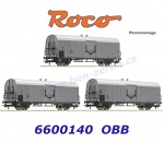 6600140 Roco  Set 3 chladících vozů řady Icrs-v,  OBB