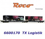 6600170 Roco Articulated double-pocket wagon T3000e, TX Logistik