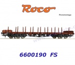 6600190 Roco  4-nápravový klanicový vůz řady Rs,  FS