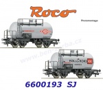 6600193 Roco Set 2 cisternových vozů , SJ