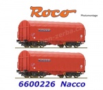 6600226 Roco Set 2 vozů se shrnovací plachtou řady Shimmns, NACCO