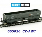 665026 Albert Modell Výsypný vůz řady Fals, šedý, CZ-AWT