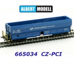 665034 Albert Modell Výsypný vůz řady Fals, modrý, CZ-PCI, PKP CARGO International