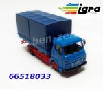 66518033 Igra MAN Typ 270 Lorry with Tarpauline - Blue, H0