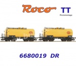 6680019 Roco TT Set 2  cisternových vozů řady ZZw, "Minol", DR