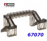 67070 Noch Přechod přes koleje, vyřezán laserem, H0