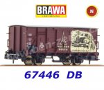 67446 Brawa N  Boxcar Type G10 “Magirus Deutz” of the DB