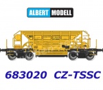 683020 Albert Modell  Výsypný vůz řady Faccpp na přepravu štěrku, CZ-TSSC