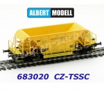 683020 Albert Modell  Výsypný vůz řady Faccpp na přepravu štěrku, CZ-TSSC