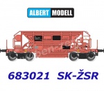 683021 Albert Modell Ballast Hopper Car Type Faccpp of the SK - ŽSR