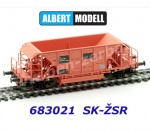 683021 Albert Modell Ballast Hopper Car Type Faccpp of the SK - ŽSR