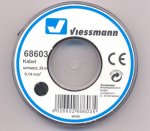68603 Viessmann Cable on reel black -  25m