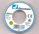 68643 Viessmann Cable on reel yellow -     25m