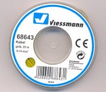 68643 Viessmann Kabel na cívce žlutý - 25m