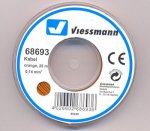 68693 Viessmann Kabel na cívce oranžový - 25m