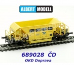 689028 Albert Modell Ballast Hopper Car Type Faccpp OKD, ČD