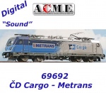 69692 A.C.M.E. ACME Elektrická lokomotiva řady 388 ČD Cargo + METRANS - Zvuk