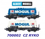700002 Albert Modell Set of 2 tank cars Type Zas "MOGUL" - CZ RYKO 