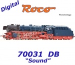 70031 Roco Parní lokomotiva  řady BR 03.10, DB - Zvuk