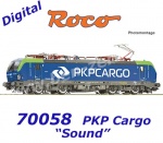 70058 Roco Elektrická lokomotiva EU46-523 (Vectron MS), PKP Cargo - Zvuk