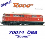 70074 Roco Dieselová lokomotiva 2143.07,  OBB - Zvuk
