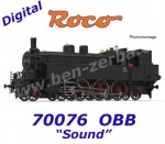 70076 Roco Steam locomotive 77.23 of the OBB -Sound