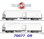 70077 Tillig Set 2 chladírenských vozů řady Iacehqrs, DR