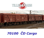 70100 Tillig Set 2 uzavřených nákladních vozů řady Gbgkks 112.0, ČD Cargo