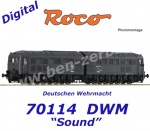 70114 Roco Diesel elektrická dvojitá lokomotiva  D311.01, Deutschen Wehrmacht - zvuk