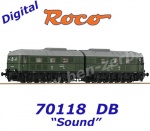 70118 Roco Diesel elektrická dvojitá lokomotiva  V 188 002, DB - Zvuk