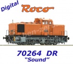 70264 Roco Dieselová lokomotiva řady 106, DR - Zvuk