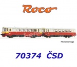 70374 Roco Diesel railcar class M 152.0 with trailer of the CSD