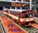 70376 Roco Dieselová motorová jednotka řady 810 s přípojným vozem, ČD