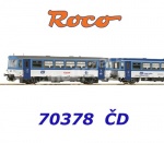 70378 Roco Motorový vůz 810 s přípojným vozem BDtax, ČD