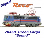 70458 Roco Elektrická lokomotiva Rc4 1174,  Green Cargo - Zvuk