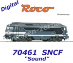 70461 Roco Dieselová lokomotiva 68050,  SNCF - Zvuk