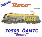 70509 Roco Elektrická lokomotiva 1116 153-8 "ÖAMTC", ÖBB - Zvuk