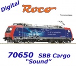70650 Roco Electric locomotive 484 011 of the SBB Cargo - Sound