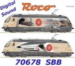 70678 Roco Elektrická lokomotiva řady Re 460  “175 let železnic ve Švýcarsku”, SBB - Zvuk