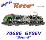 70686 Roco Electric locomotive 470 504-1 of the GYSEV - Sound