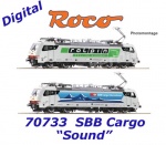 70733 Roco Elektrická lokomotiva 186 906 “RAlpiercer”, SBB Cargo International - Zvuk
