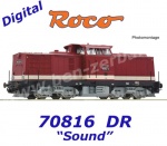 70816 Roco Dieselová lokomotiva řady 115, DR - Zvuk