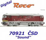 70921 Roco Motorová lokomotiva řady T478.1, ČSD - zvuk