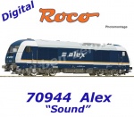 70944 Roco Dieselová lokomotiva 223 081-1, Alex - Zvuk