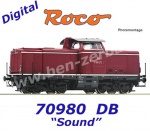 70980 Roco Diesellokomotive V 100 1252, DB - Sound