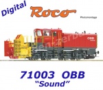 71003 Roco Rotační sněhový Beilhack, ÖBB-Infrastruktur - Zvuk
